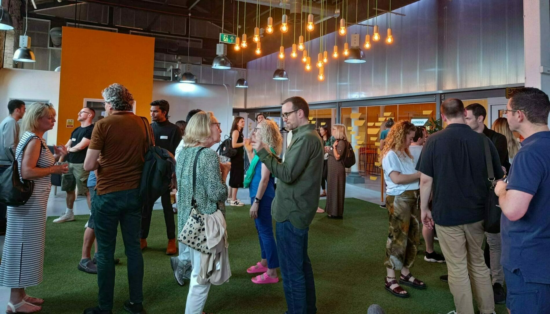 Image of people at a networking event