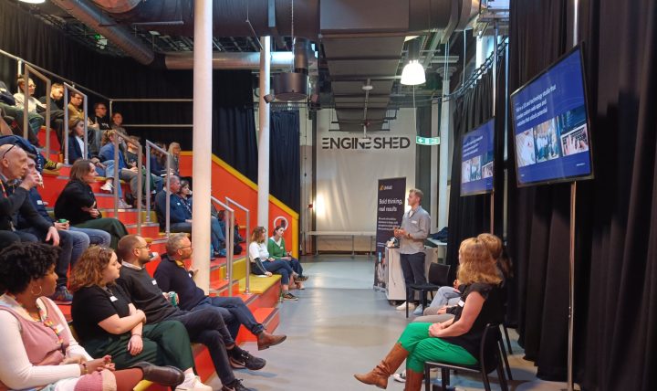 Image of people attending a Smart Cookies event