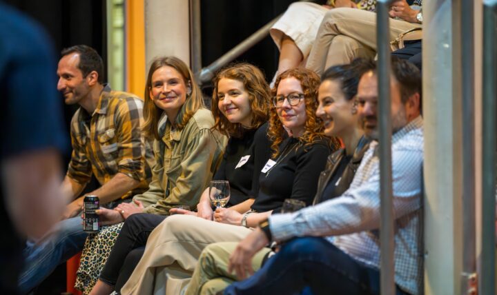 People attending Smart Cookies event