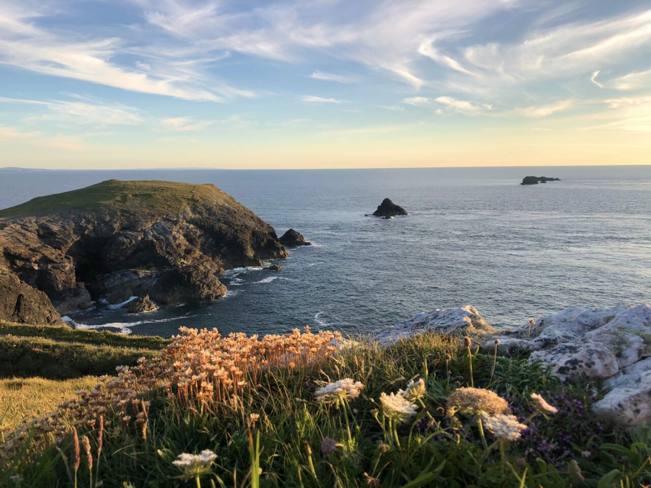 Stock image of a costal view.